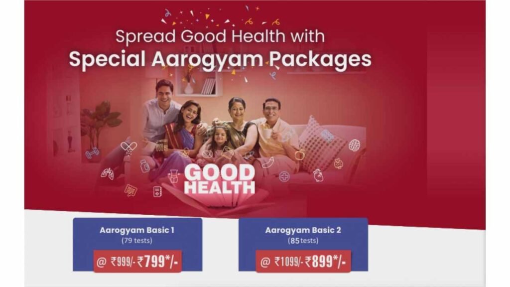 Thyrocare Aarogyam Basic 1 & 2 Health Checkup Packages